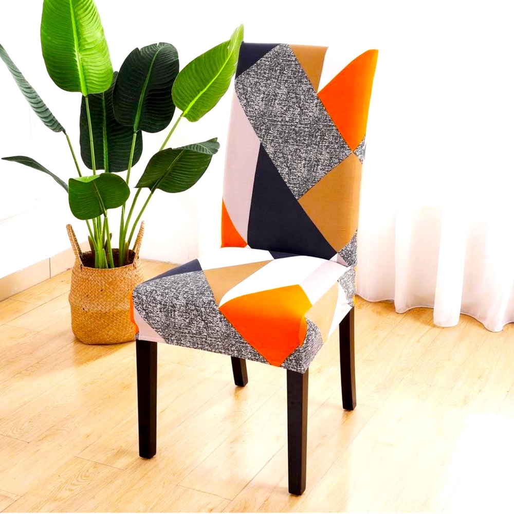 NEW Chair Covers for Dining Room Set of 4, Stretch Dining, Washable Spandex